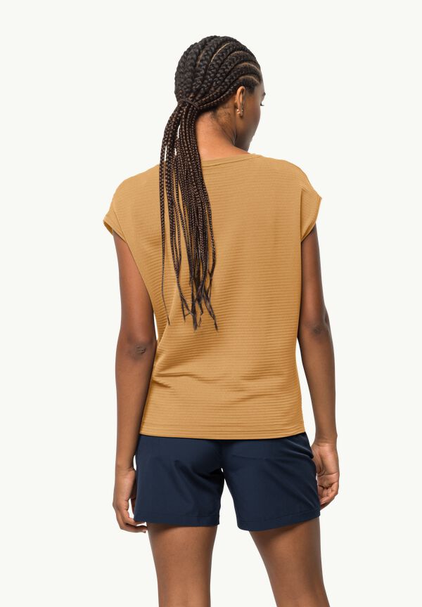 SOMMERWALD T W - honey – functional Women\'s JACK XS - shirt WOLFSKIN yellow